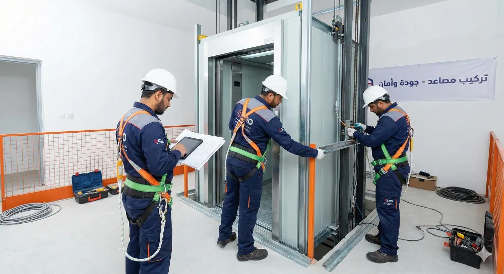 تركيب المصاعد - فريق متخصص في الرياض وجدة