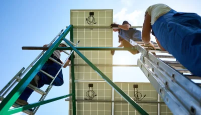 مصاعد الطاقة الشمسية في الرياض واستدامة الطاقة 2030